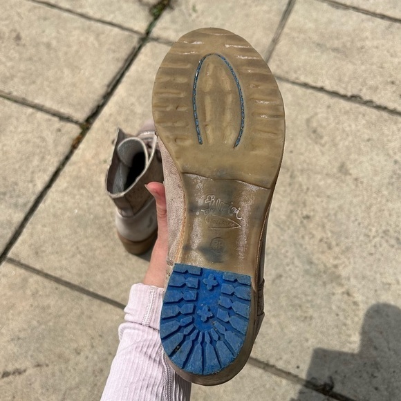 [8.5] Felmini Designer Real Leather Heeled Boot Made In Portugal Tan Brown - Picture 13 of 14